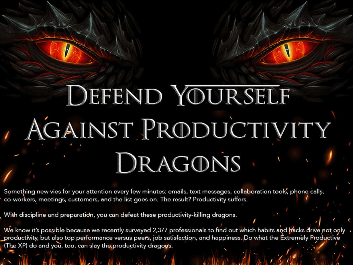 Featured image for “Overcome Workplace Distractions (Slay Productivity Dragons)”