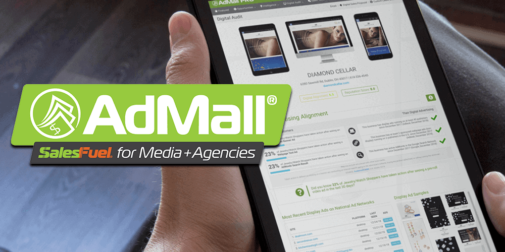 AdMall tactical business intelligence for media sales and digital marketing agencies