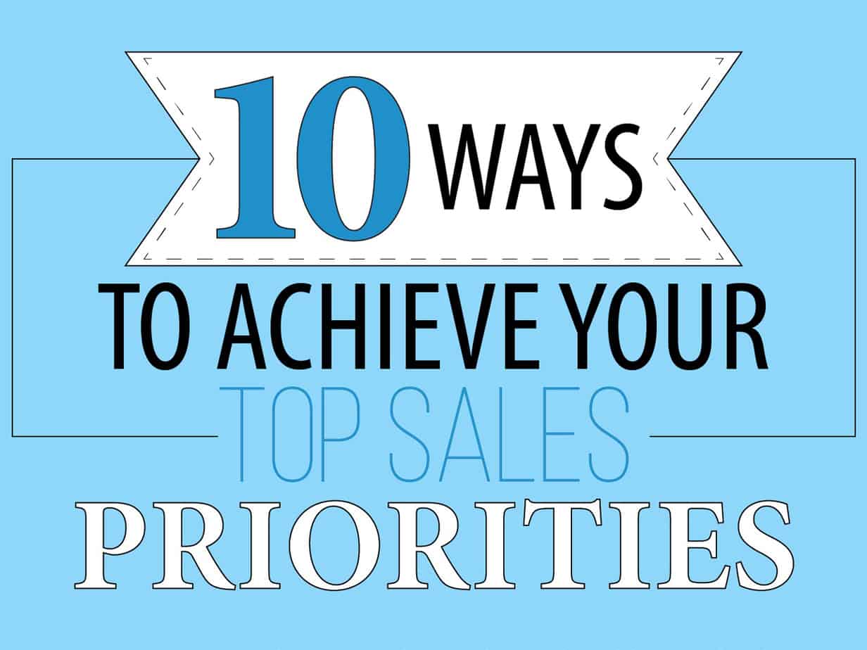Featured image for “Survey Reveals Top Sales Priorities, Are Yours On the List?”