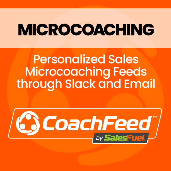 CoachFeed sales coaching software microcoaching micro-coaching