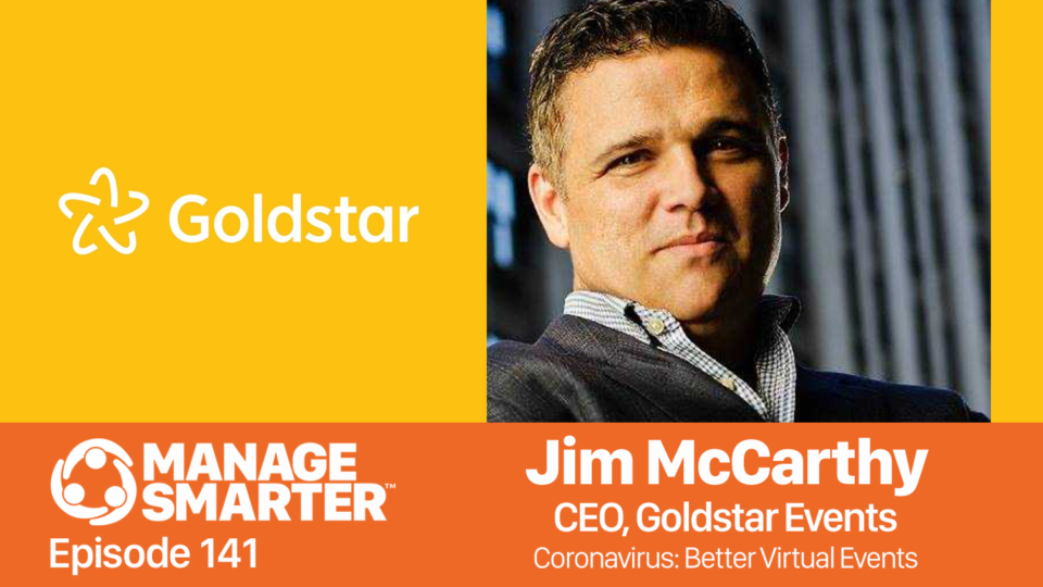 JIm McCarthy of TEDx Broadway on the Manage Smarter podcast from SalesFuel