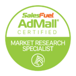 AdMall Certified Market Research Specialist - SalesFuel Digital Badge