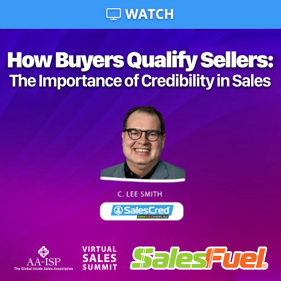 AA-ISP Keynote by C. Lee Smith on Sales Credibility SalesCred