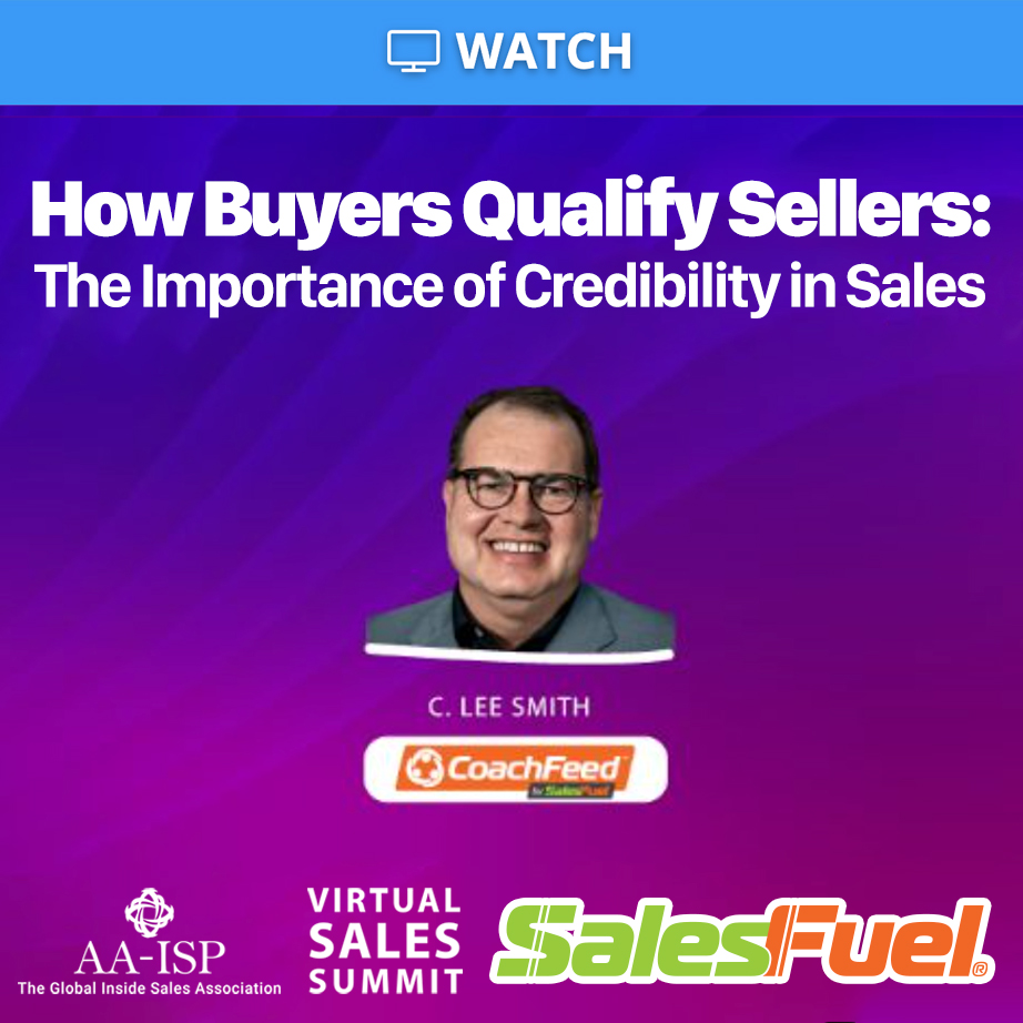 AA-ISP Keynote by C. Lee Smith on Sales Credibility for Inside Sales