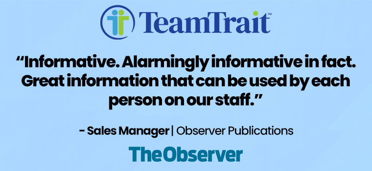 The Observer on TeamTrait pre hire assessment