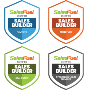 SalesFuel Certified Sales Builder Badges sales credibility SalesCred