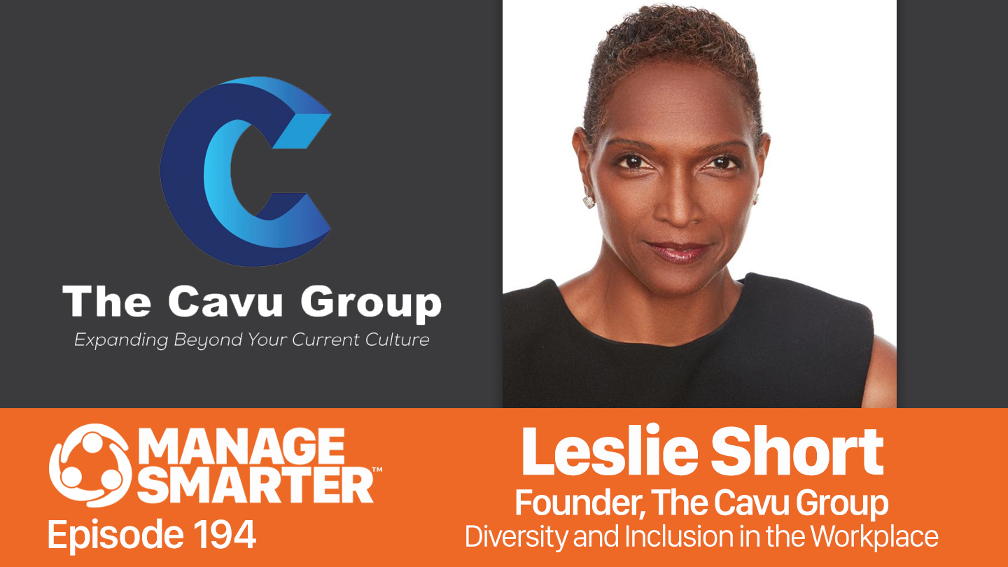 Featured image for “Manage Smarter 194 — Leslie Short: Diversity and Inclusion in the Workplace”