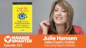 Julie Hansen on the Manage Smarter Show by SalesFuel
