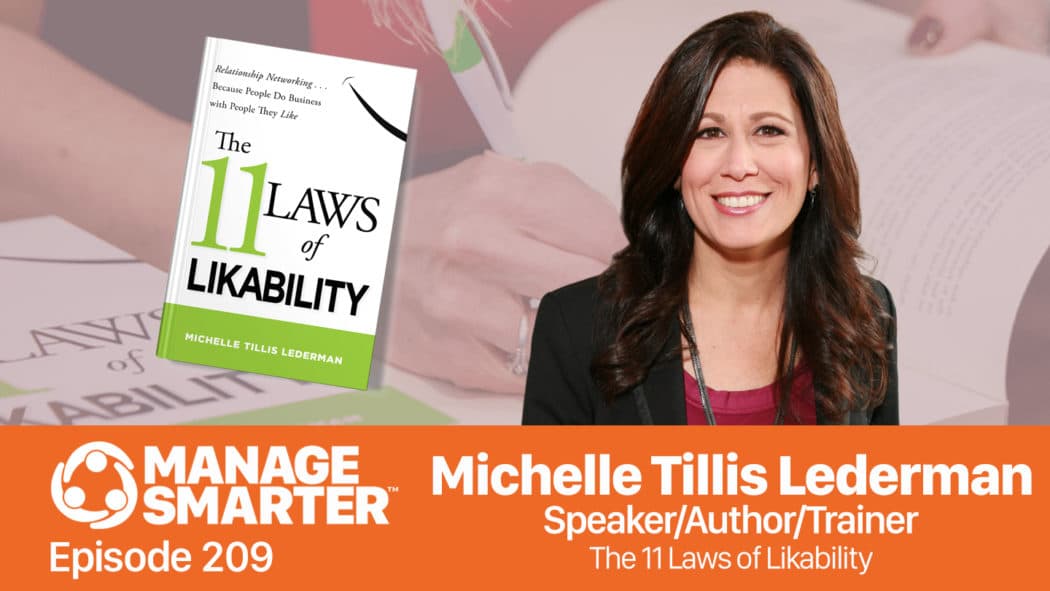 Michelle Tillis Lederman on the Manage Smarter Show by SalesFuel