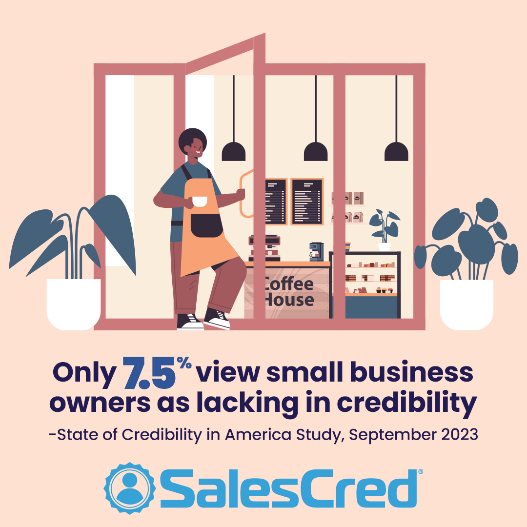 Small Business, State of Credibility, SMB, SME, business owner, credible, sales credibility, SalesFuel, SalesCred